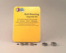 different size bearing options to fit different yo-yos.